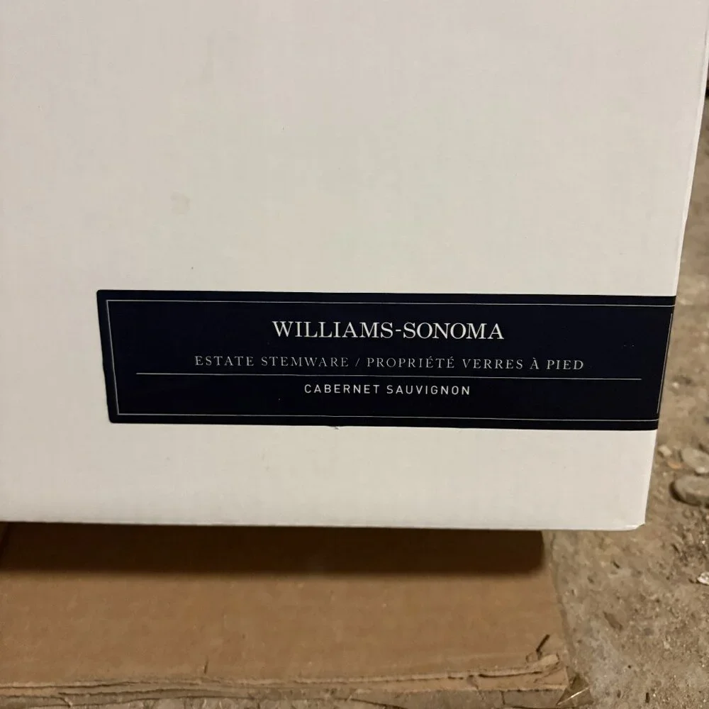 Williams Sonoma Estate Cabernet Wine Glasses - Set of 4